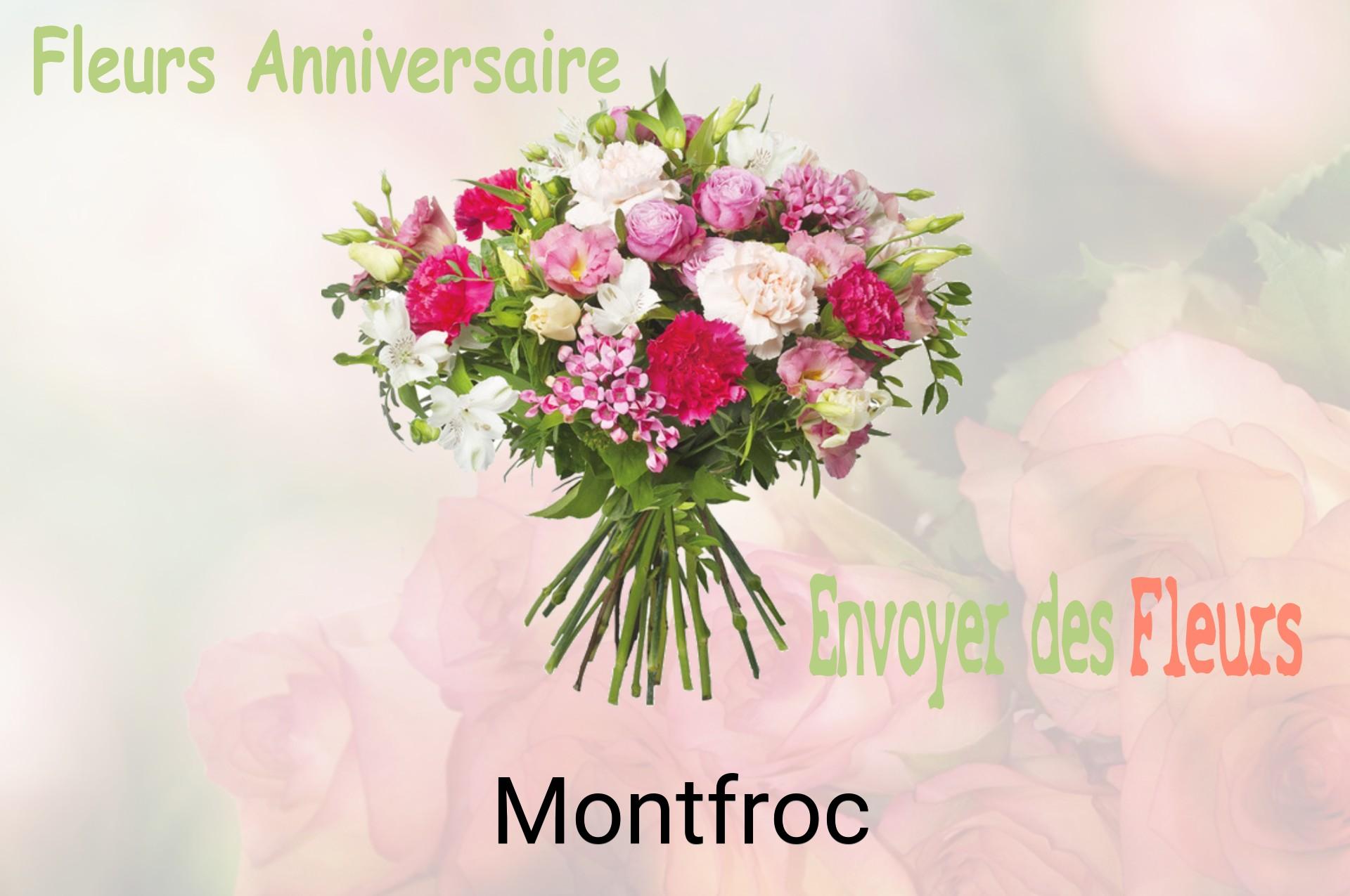Bouquet de fleurs d’anniversaire livré à Montfroc